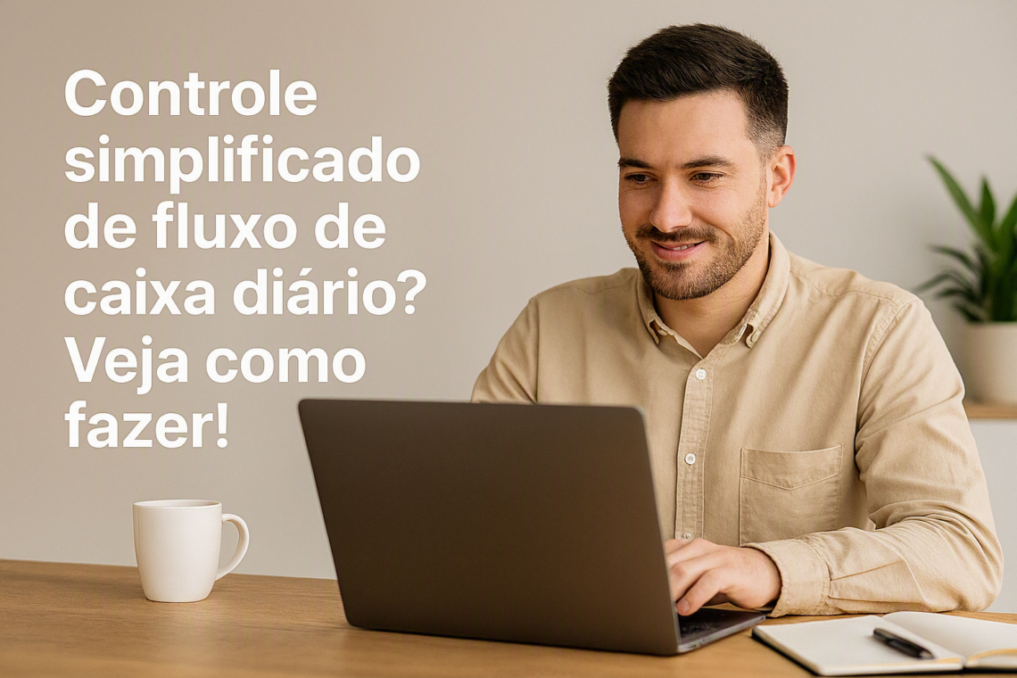 Controle simplificado de fluxo de caixa diário? Veja como fazer!