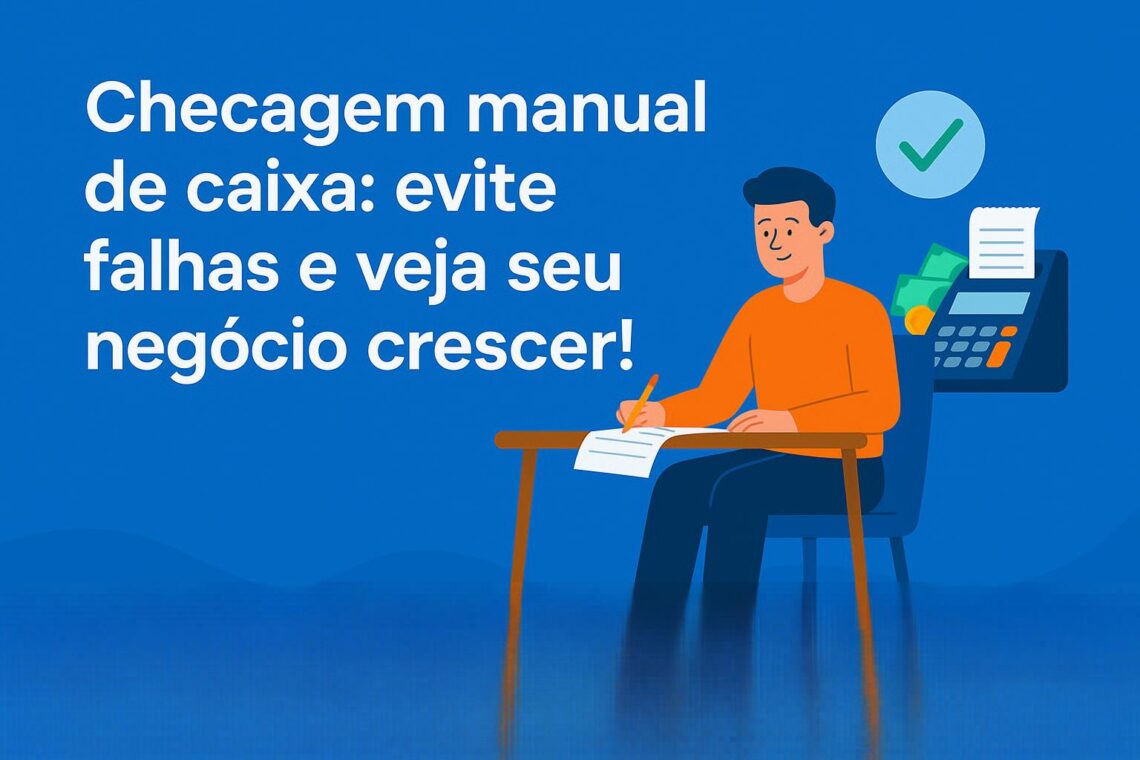 Checagem manual de caixa: evite falhas e veja seu negócio crescer!