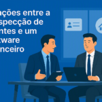 Relações entre a prospecção de clientes e um software financeiro