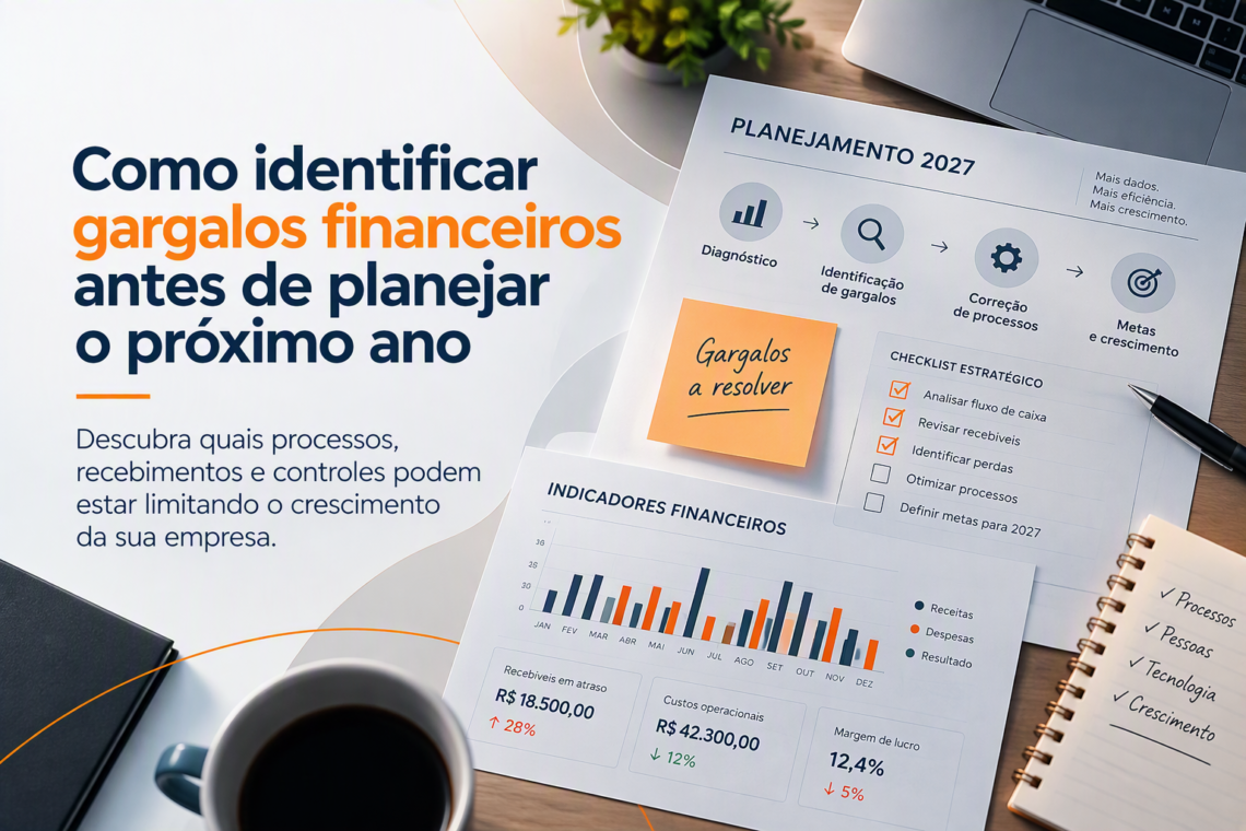 Como identificar gargalos financeiros antes de planejar o próximo ano