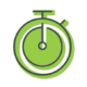 ícone de cronômetro representando tempo